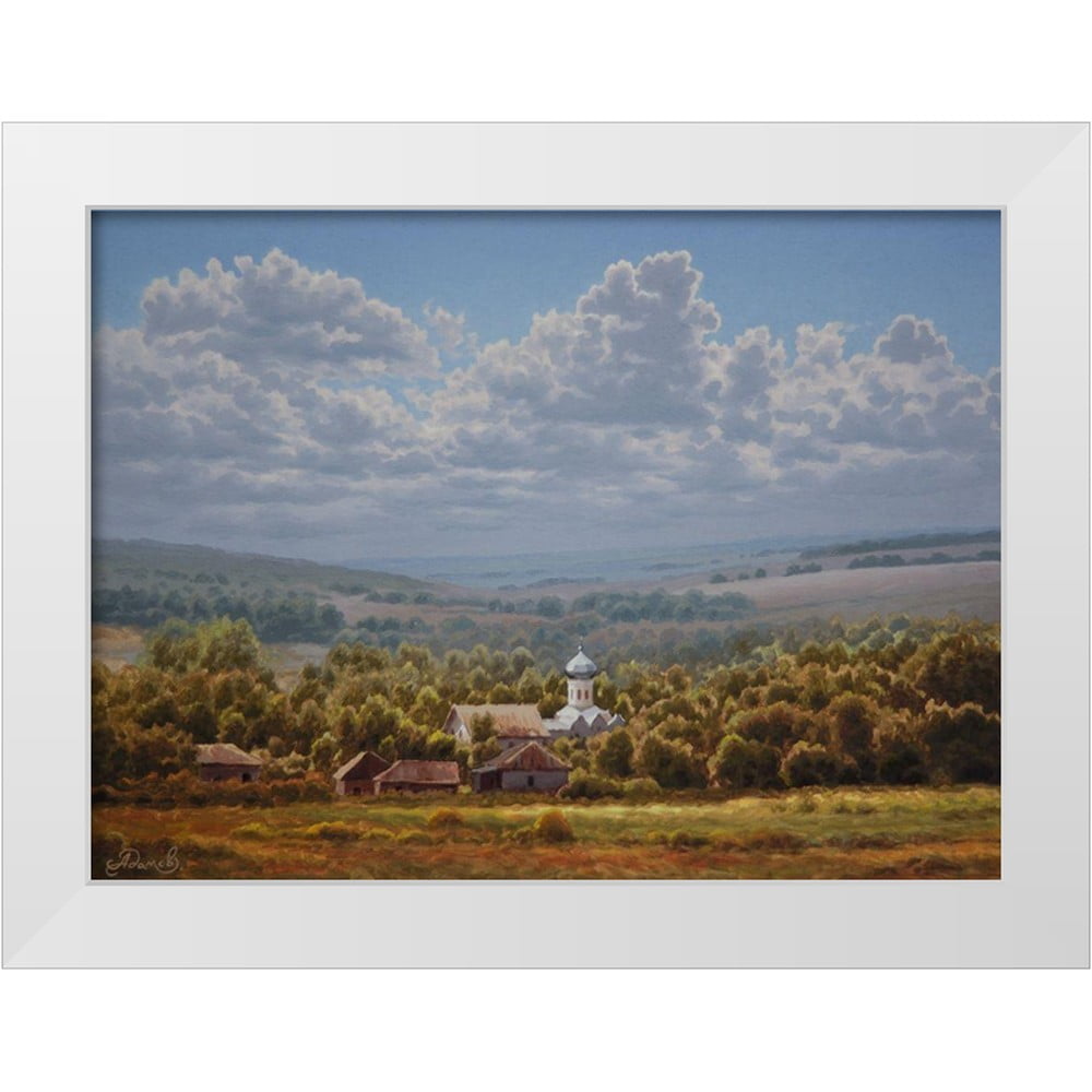 Adamov, Alexey 18x14 White Modern Wood Framed Museum Art Print Titled