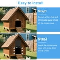 thumbnail image 5 of Automatic Chicken Coop with Aluminum, Battery, Automatic, Manual Timer, Anti-Pinch, Battery Powered, LCD Display, 5 of 9