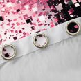 thumbnail image 4 of Manfei Female Men Geometric Plaid Black Out Curtains,Abstract Gradient Curtains Pack of 2 (42x63 Each),Bling Glitter Bedroom Curtains,Luxury Bedroom Decor, 4 of 6