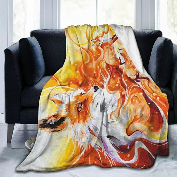 Super Soft Fo Blanket Light Plush Bed Blanket Suitable for Adults and Children to use 50"x60"