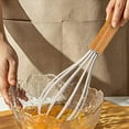 thumbnail image 4 of Silicone Cooking Utensils | Wooden Handle, Non-Stick Cookware Heat Resistant Kitchen Utensil, 4 of 5