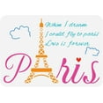 thumbnail image 2 of 1Pc Eiffle Tower Painting Stencil Drawing Template on Wood Fabric 8.3x11.7inch, 2 of 9