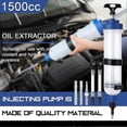 thumbnail image 3 of Automotive Fluid Extractor Pump Oil Change Syringe with Hose Manual Fuel Suction & Filler Fluid Oil Change Evacuator, 3 of 4
