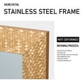 thumbnail image 5 of 22 in x 65 in Gold Modern Floor Mirror, 5 of 10