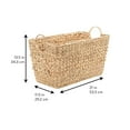 thumbnail image 3 of Water Hyacinth and Seagrass Storage Basket, 3 of 8