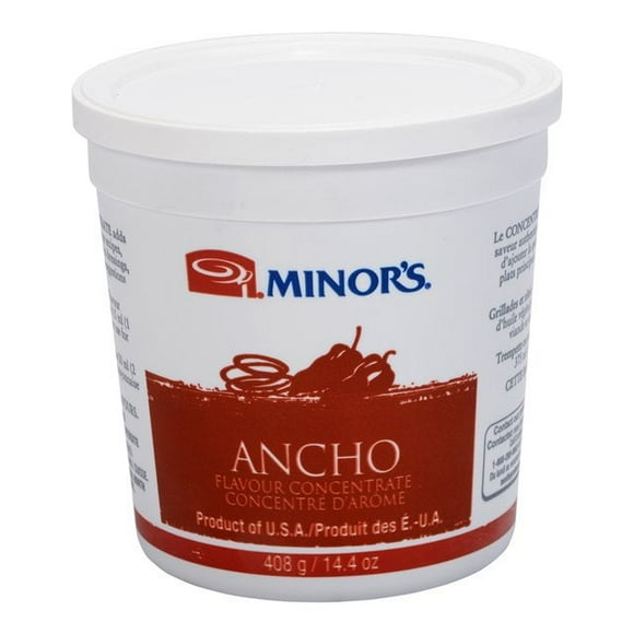 Minor's Ancho Flavoured Paste, Concentrate, No Msg | 14.4Z/Unit, 6 Units/Case
