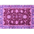 thumbnail image 1 of Ahgly Company Indoor Rectangle Abstract Purple Modern Area Rugs, 4' x 6', 1 of 4
