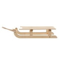 thumbnail image 6 of Christmas Tree Ornament Hanging Sleigh Mini Unfinished Wooden Sleigh Dollhouse Decor Diy Crafts Christmas Party Decoration, 6 of 6