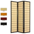 thumbnail image 2 of Oriental Furniture 6 Ft Tall Kimura Shoji Screen, rosewood, 3 panel, 2 of 3