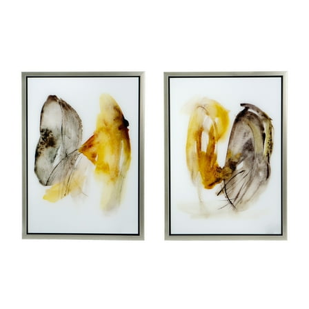 A&B Home Abstract Framed Printed Acrylic Wall Art - Set of 2