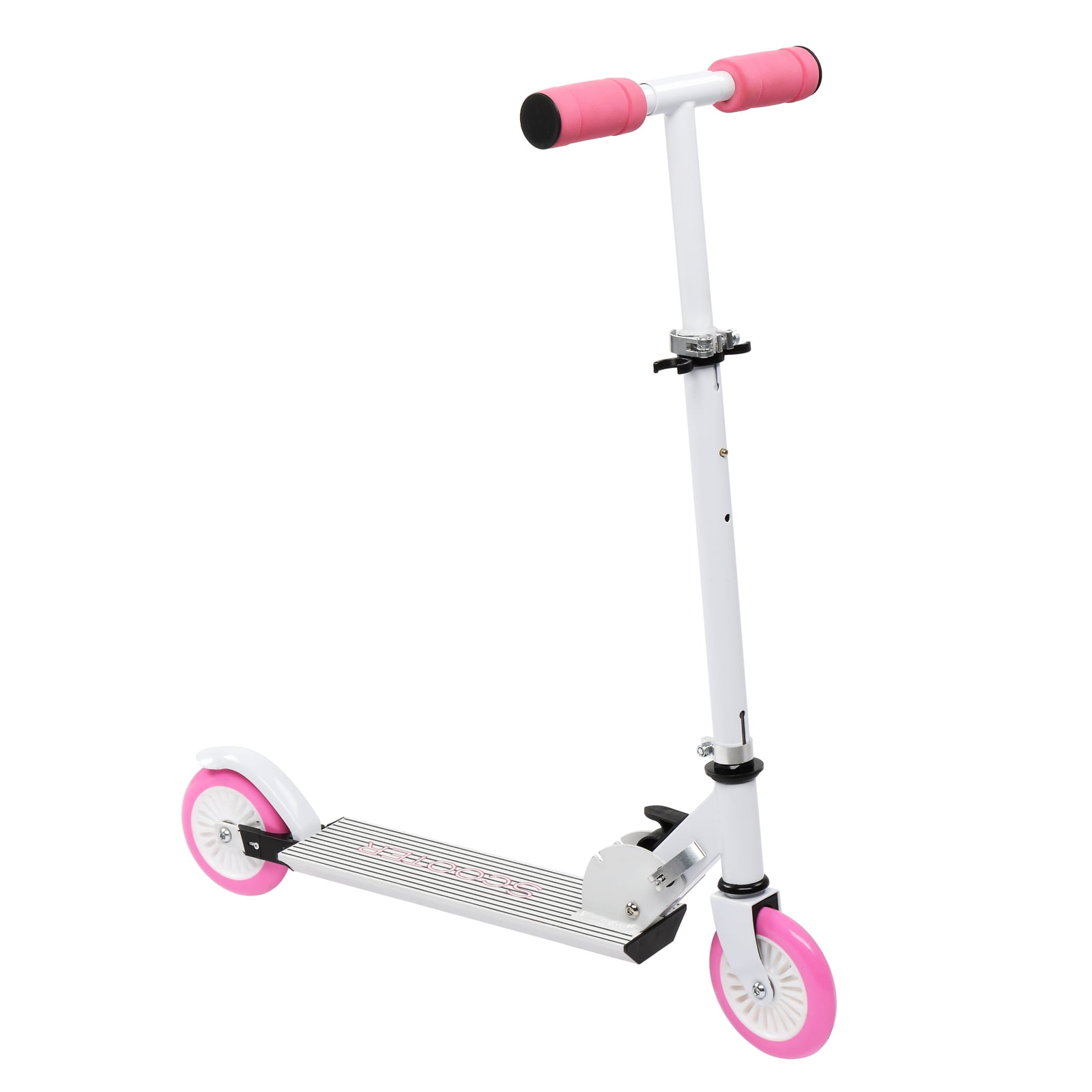 Private Jungle Scooter for Teens,2 Wheels 3 Adjustable Height Easy Folding,Best Gift for Age Age 2-5,Pink