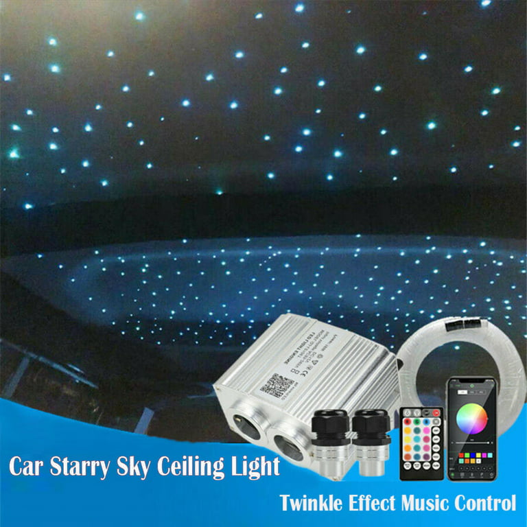 Car Roof Stars Starry Sky Ceiling Twinkle Fiber Optic Light Music