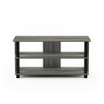 thumbnail image 2 of Furinno Sully 3-Tier TV Stand for TV up to 40 , French Oak Grey/Black, 2 of 5