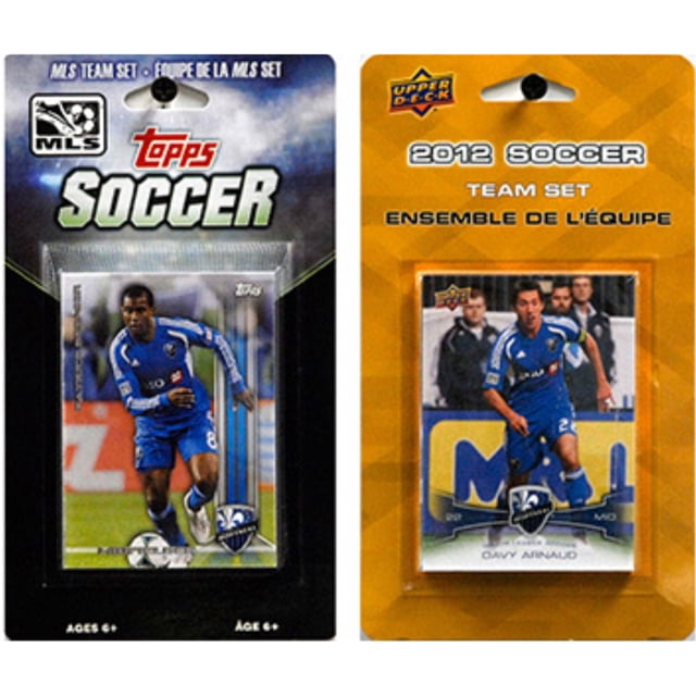 MLS Montreal Impact 2 Ensembles de Cartes à Collectionner sous Licence Différentes