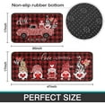 thumbnail image 3 of Valentine Kitchen Rugs Sets of 2 Valentines Day Kitchen Mats Home Kitchen Decor Truck Gnome Kitchen Floor Mat, 3 of 6