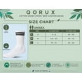 thumbnail image 2 of QORUX Cotton Crew Socks 6 Pack, Men & Women’s Ribbed Athletic Casual Socks, Soft Breathable Stretch Socks 2 White 2 Gray 2 Black 10-12, 2 of 8