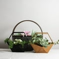 thumbnail image 5 of Foreside Home & Garden Black Geometric Metal Planter, 5 of 5
