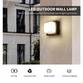 thumbnail image 4 of Lámpara de pared exterior LED impermeable IP66 con sensor de movimiento, iluminación exterior LED, luces de porche, luces de balcón y jardín, lámpara de pared exterior, 4 of 5