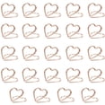 thumbnail image 2 of 10 Pack Heart Rose Gold Place Card Holders - Elegant Table Decor for Weddings and Events,gticphyj1421, 2 of 7