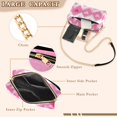 thumbnail image 3 of FORMRS Women Crossbody Purse with Chain Strap Vegan Leather Shoulder Handbag, Heart Geometric, 3 of 7