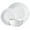 White, variant on & Co. 12-Piece Black & White Sketch Dinnerware Set, Porcelain, Includes Plates, Bowls, and Serving Dishes, Dishwasher Safe