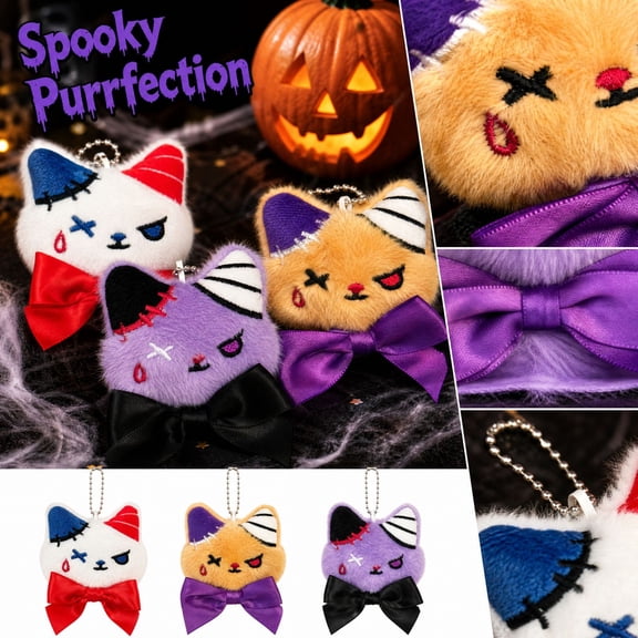Clearance! Halloween Plush Toy - Funny Novelty Stuffed Animal for Halloween Decoration and Gifts, Cute Stuffed Animal, Plushies for Girls