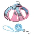 thumbnail image 4 of Harnais en Maille Douce pour Chiot Harnais Réglable Laisse de Poitrine pour Chien Chat, 4 of 5