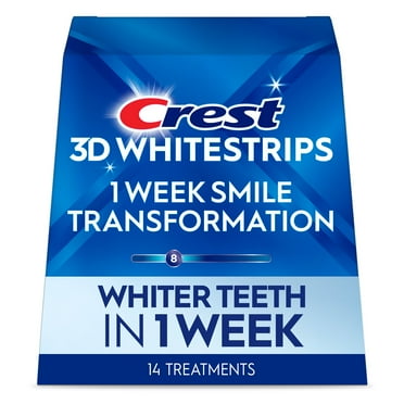 3D Whitestrips 1 Week Smile Transformation At-home Teeth Whitening Kit - 14 Treatments