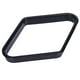 thumbnail image 2 of Billar de plástico negro resistente al desgaste mesa de billar resistente Ehuebsd 9 bolas estante triangular accesorios equipo nuevo 1 ud., 2 of 7