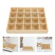 thumbnail image 3 of Caja organizadora de cosméticos de madera con compartimentos, organizador de figuras de escritorio, 3 of 7