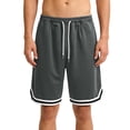 thumbnail image 3 of HAJWOH Men's Basketball Shorts Elastic Waist with Drawstring Breathable Athletic Gym Running Casual Sports Shorts, 3 of 5