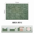 thumbnail image 5 of Lahome Washable 5'x7' Area Rug, Green Vintage Floral Rugs for Living Room, Non-Slip Soft Low Pile Botanical Birds Pattern Carpet for Bedroom Dining Room Office Decor, Green, 5 of 12