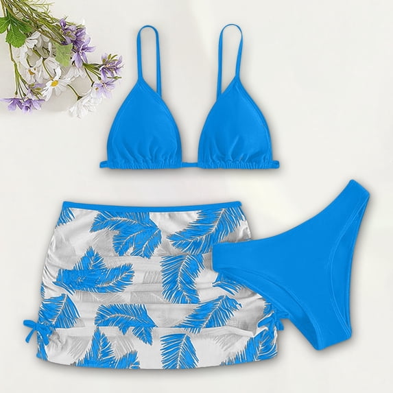 Shadoumai Girls Swimsuit Adjustable Straps Cut Out Swimwear 2 Piece Solid Color Tankini for Girls Bathing Suit 9-16Y