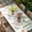 white, variant on Eucalyptus Leaves Floral Table Cloths for 3 Foot Rectangle Tables, Spring Botanical Flowers Vines Patio Waterproof Elastic Fitted Tablecloths, Washable Rectangular Table Cover for Camping