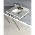 thumbnail image 3 of Kingston Brass KVPB3030MASQ7 Templeton 30" Rectangular Marble Wall Mounted Bathroom, 3 of 7