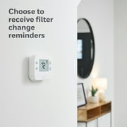 Honeywell Thermostat, Digital Non-Programmable Thermostat, White