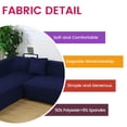 thumbnail image 5 of Sofa Cover Stretch Couch Cover Sofa Slipcovers for 4 Cushion Couch with 1 Free Pillow Case (4 Seater Sofa 220-300cm), 5 of 8