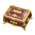 thumbnail image 3 of Milageto Enameled Jewelry Box Desktop Trinket Box for Ear Studs Rings Home Decoration, 3 of 7