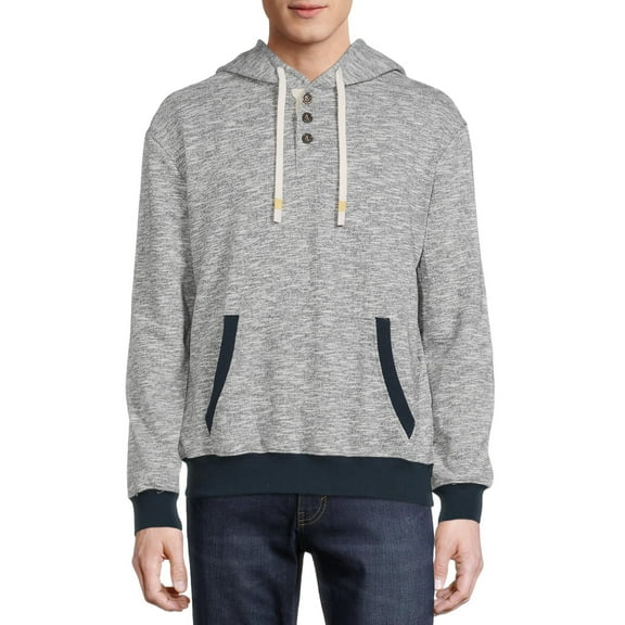 Sovereign Code Men's Long Sleeve Navarus Heathered Hoodie, L (14-16)