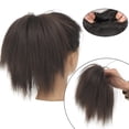 thumbnail image 2 of Messy Straight Hair Bun Synthetic Chignon Donut Updo Hairpieces Elastic Band Short Ponytail Extension, 2 of 6