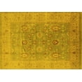 thumbnail image 1 of Ahgly Company Machine Washable Indoor Rectangle Oriental Yellow Industrial Area Rugs, 3' x 5', 1 of 4