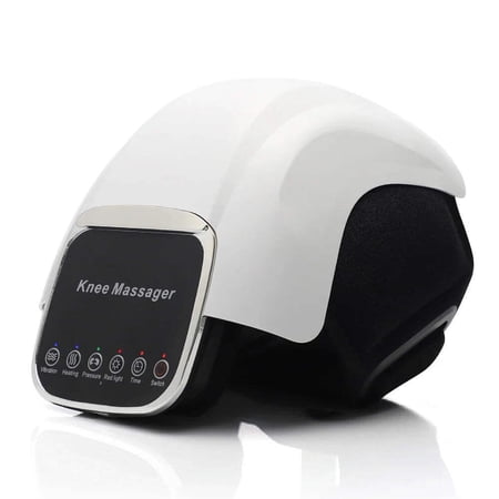 4-in-1 Cordless Knee Massager with Heat, Vibration, Air Compression & Red Light, Rechargeable Wrap for Soothing Joint Comfort and At-Home Relaxation