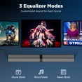 thumbnail image 3 of Barra de sonido Assistrust 80W Bluetooth ARC AUX 2 en 1, 3 of 7