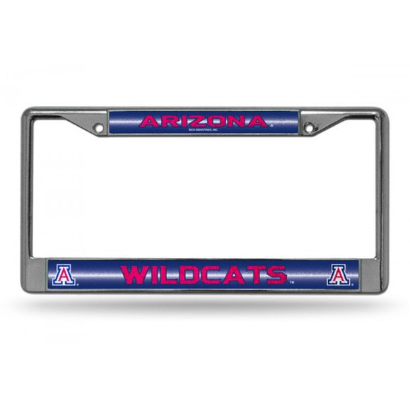 Arizona Wildcats Glitter Chrome Frame