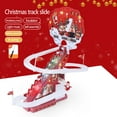 thumbnail image 1 of Automatic Climbing Stairs Track, Early Education Toy, Smooth Slide Surface, Safe Plastic Material, for Boys Girls Age 3+, Christmas Learning Gift, interactive Play Activity, Activity Akmoler, 1 of 7