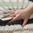 thumbnail image 4 of Coastal Seashell Bath Mat Non-Slip, 20"x31" Ocean Theme Bathroom Rug with Shell Design, Soft Plush Shaggy Doormat, Absorbent Quick Dry Polyester, Machine Washable Shower Floor Mats, 4 of 7