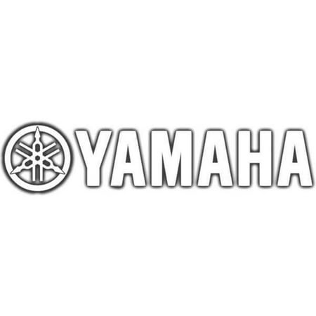 Stickers Dice - Factory Effex 06-94232 Die Cut Sticker - 3ft. Logo - Yamaha - White