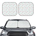 thumbnail image 2 of Balery 2 Piece Strawberry Car Windshield Sun Shade|Foldable Front Windshield Shade for Car Front Window for Most Sedans SUV Truck-Small, 2 of 7