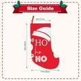 thumbnail image 3 of Sikiie Saying Ho Ho Ho Christmas Stockings,18 Inches Christmas Stockings Xmas Hanging Stockings for Family Christmas Decorations & Gifts, 3 of 7