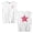 White, variant on Ella Langley Mech Unisex Sleeveless Casual Workout T-Shirt Breathable Loose Fit Muscle Tee for Men Women